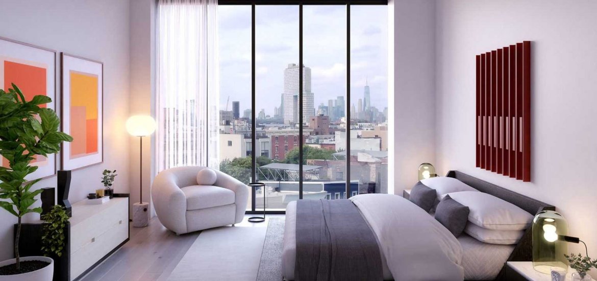 Квартира в Бруклин, Нью-Йорк, США 1 спальня, 68м2 № 35648 - 1