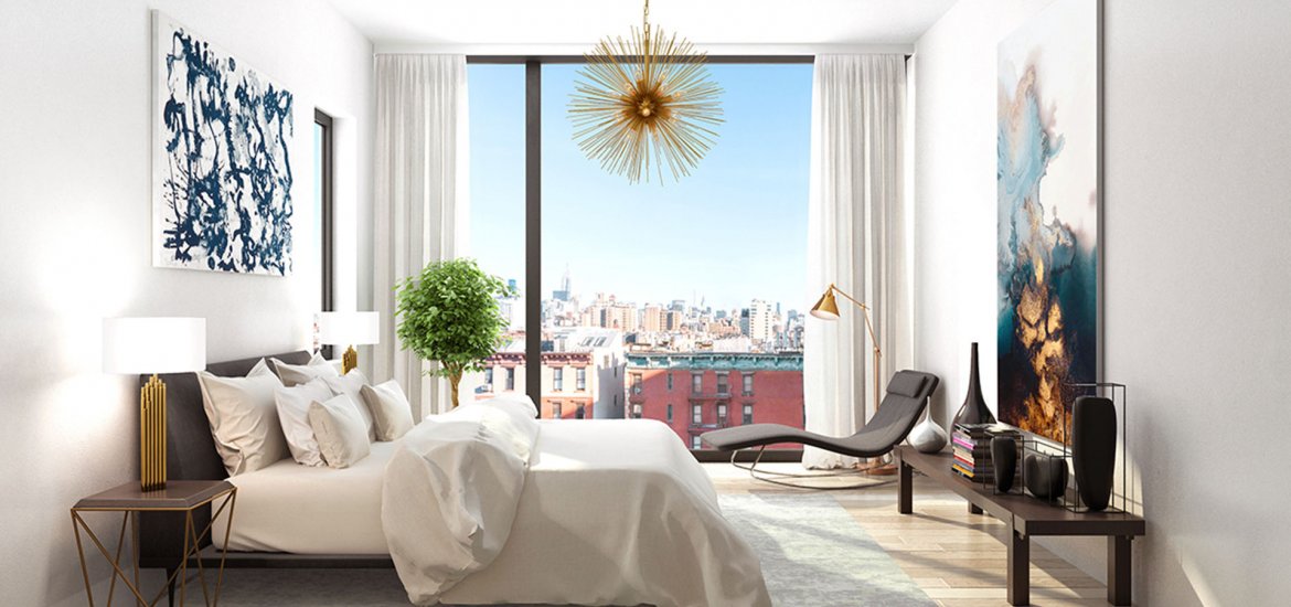 Квартира в Манхэттен, Нью-Йорк, США 1 спальня, 56м2 № 37987 - 2