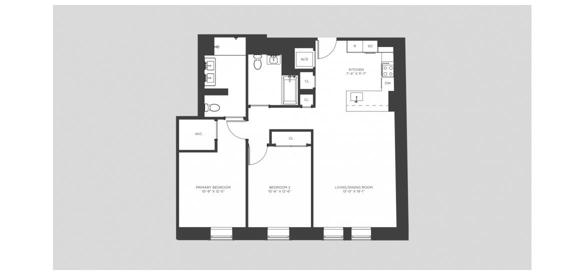 THE KELLER 109 SQ.M 2 BDRM 2-3B